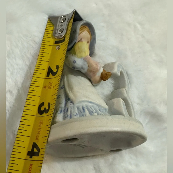 Vintage Holly Hobbie Birthday Collection 3 Hand Painted Bisque Porcelain Statue - Picture 8 of 9